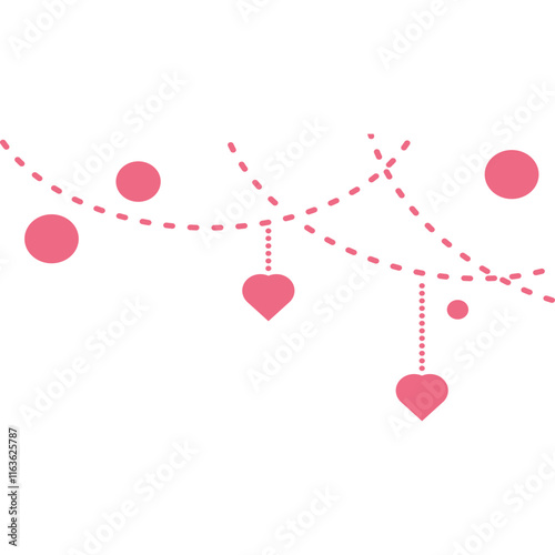 hanging heart corner