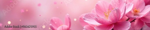 Pink petal blooming on digital pink newborn backdrop, pink, pink flowers
