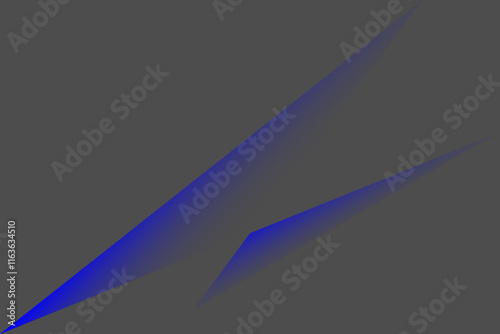 Futuristic abstract blue geometrics on a black background, blue banner