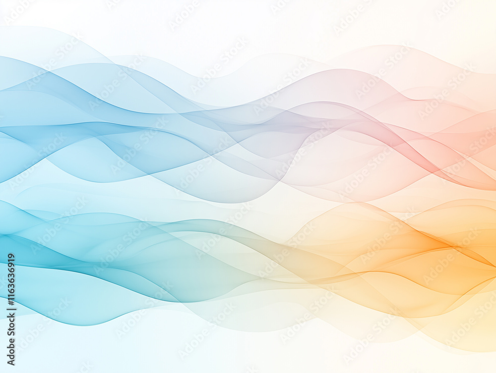 Obraz premium Abstract background with smooth shapes