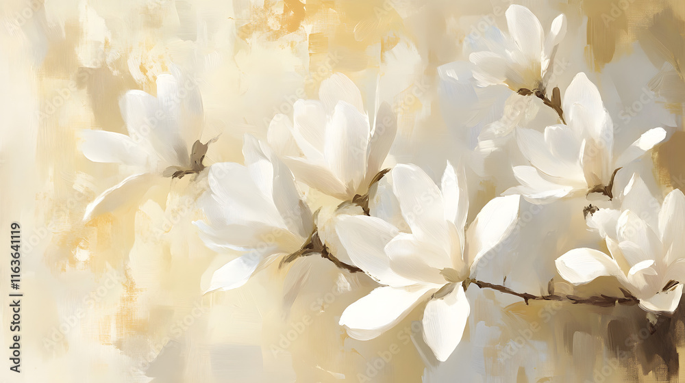 Magnolia Elegance in Bloom
