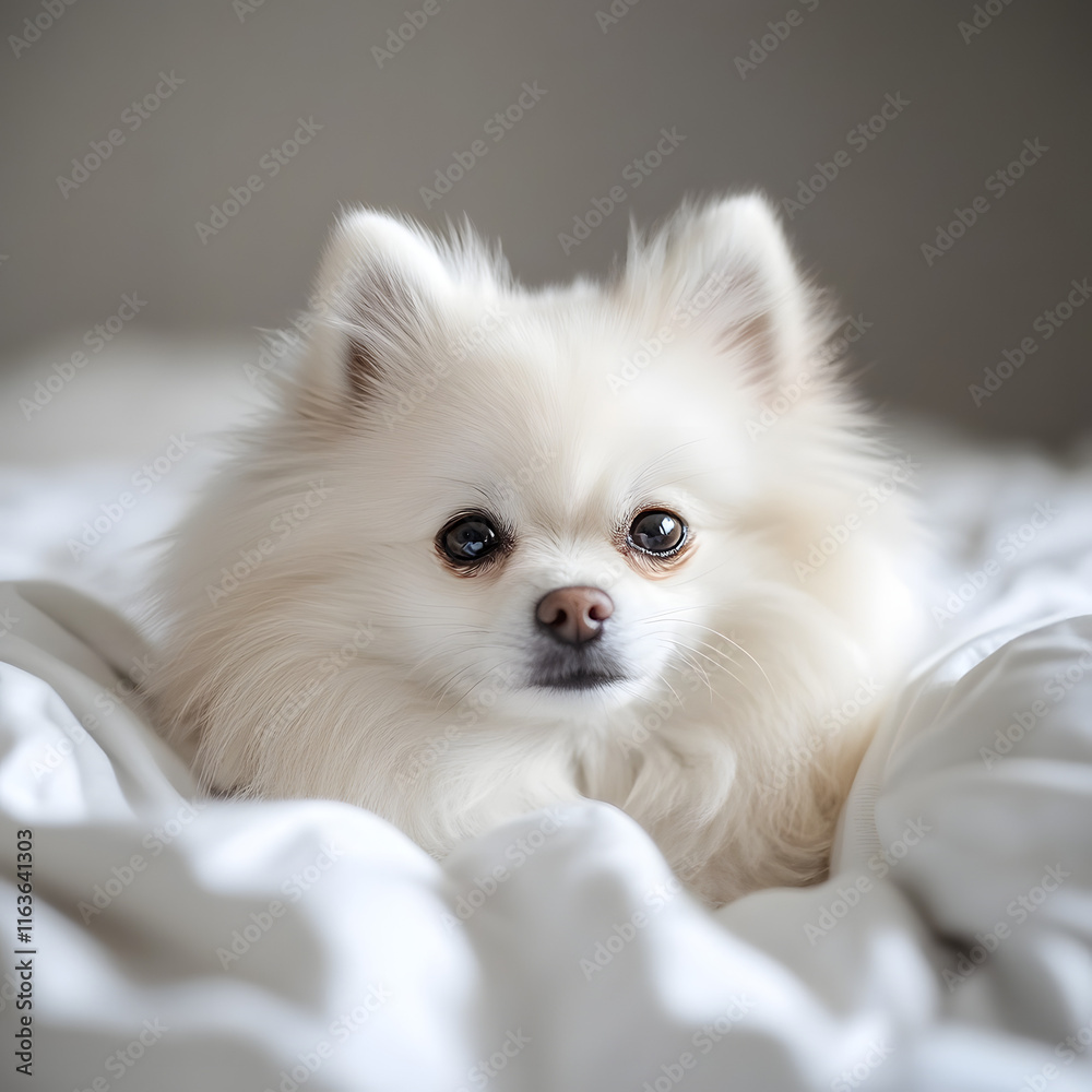 Pomeranian’s Serene Gaze Pomeranian’s Serene Gaze