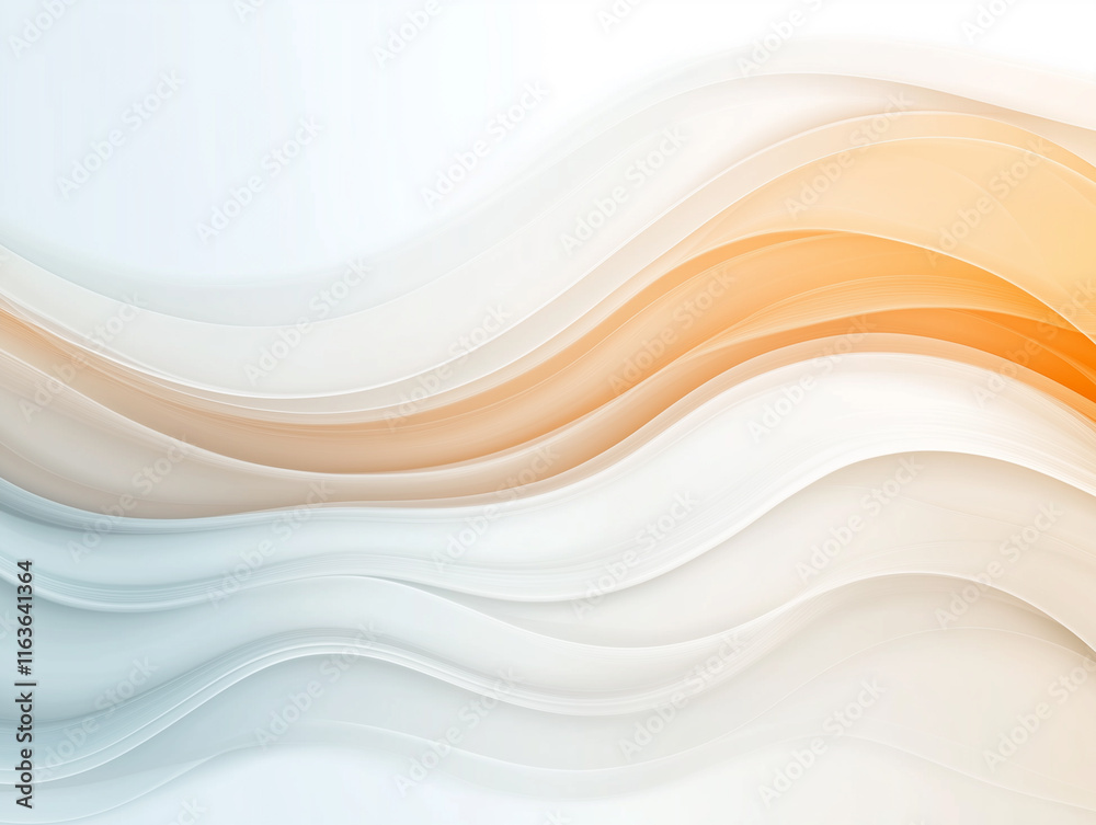 Obraz premium Abstract colorful orange curve background