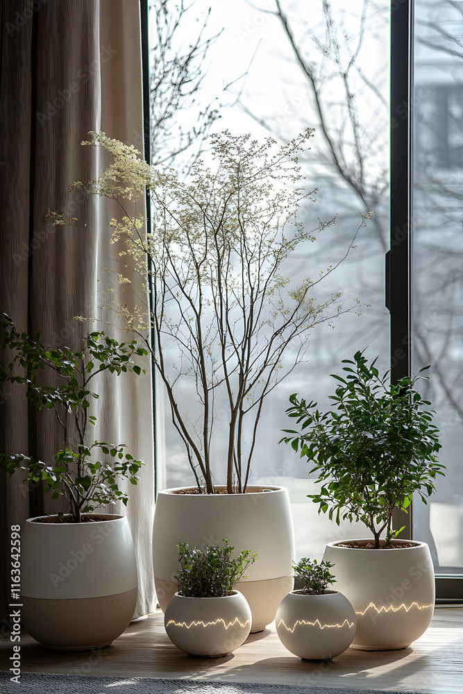 Smart Plant Pots by the Window