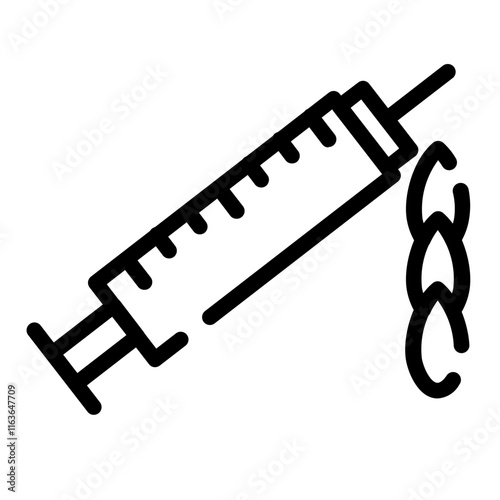 syringe cutline icon