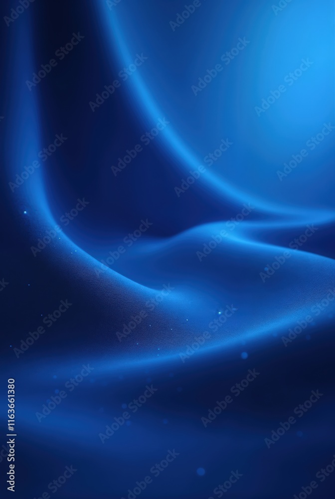 Fototapeta premium Deep royal blue background with a soft velvet texture and subtle light reflections for depth. 