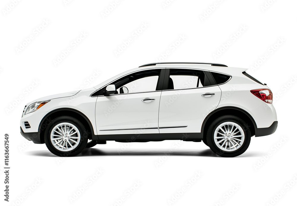 White SUV with sleek design, alloy wheels, side view, professional product shot, compact crossover, high-resolution, automotive photography, transparent background, .PNG commercial shot
White SUV with sleek design, alloy wheels, side view, professional product shot, compact crossover, high-resolution, automotive photography, transparent background, .PNG commercial shot