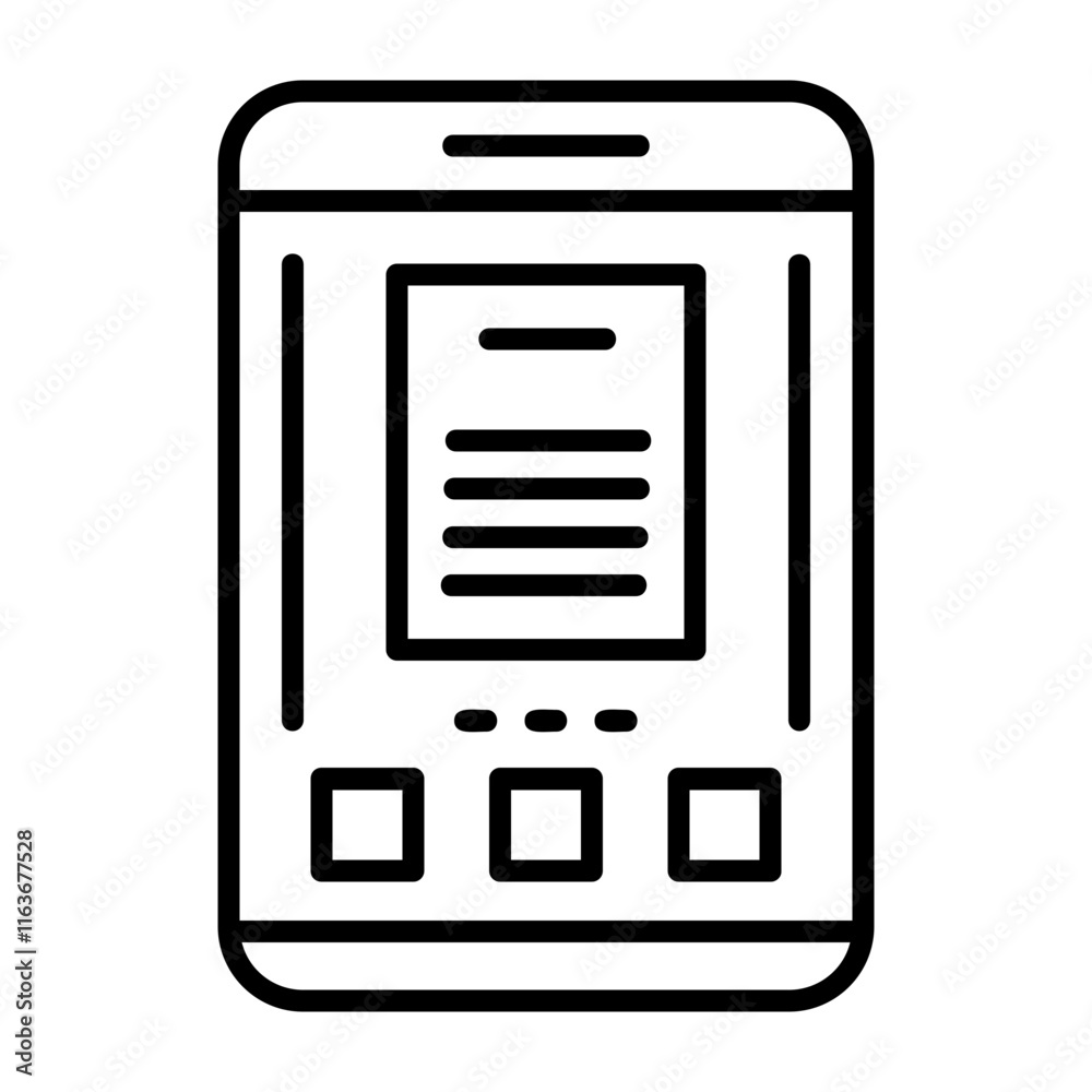 Document Solid Icon Style Document Solid Icon Style