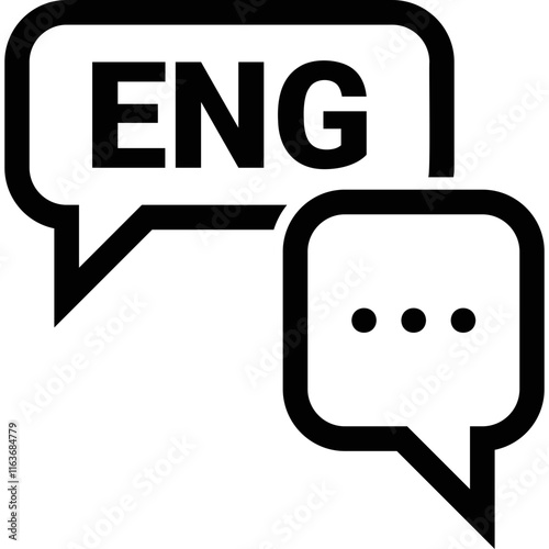 simple vector icon chat
