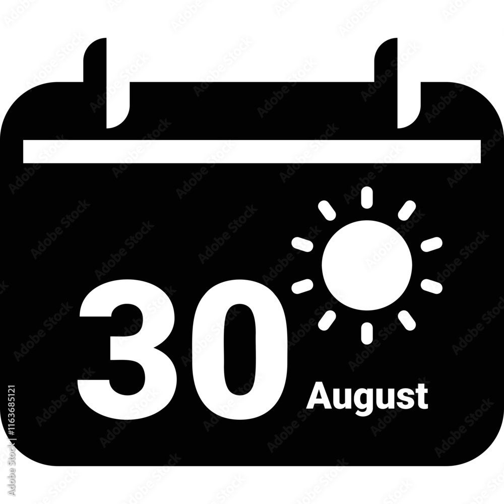 Fototapeta premium simple vector icon calendar