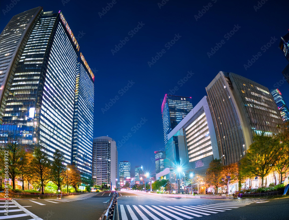 Fototapeta premium 都会の夜景