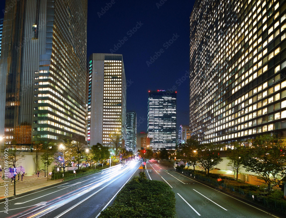 Fototapeta premium 都会の夜景