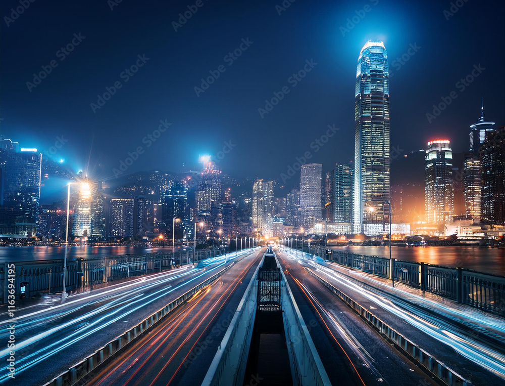 Fototapeta premium 都会の夜景