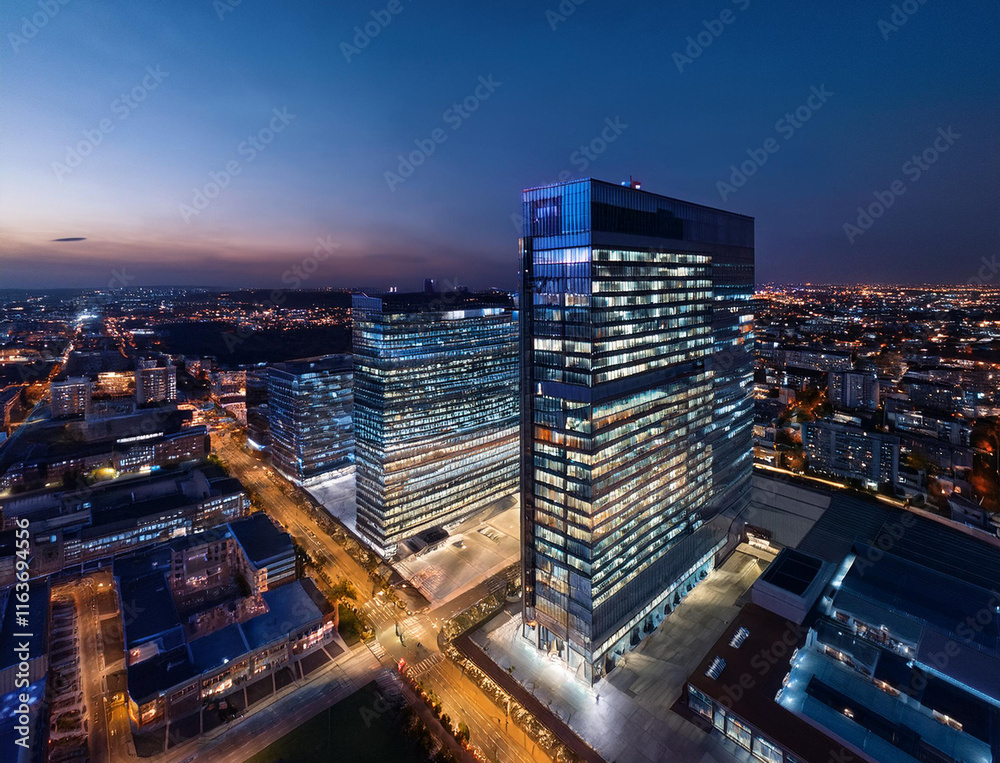 Obraz premium 都会の夜景