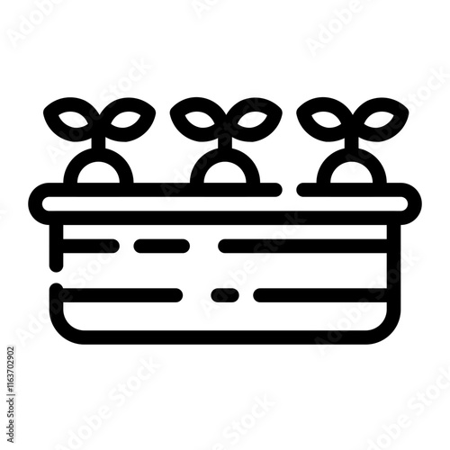 seed pot cutline icon