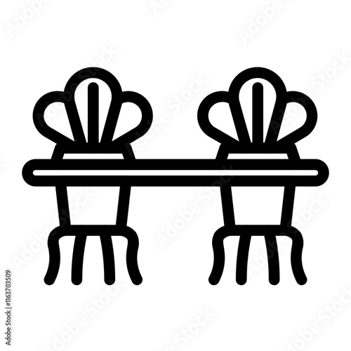 hydroponic gardening line icon