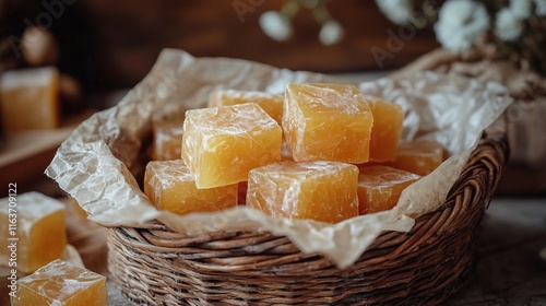 traditional irish brack slices photo