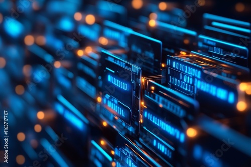 Ransomware Cyber Attack Showing Personal Files Encrypted, Generative AI