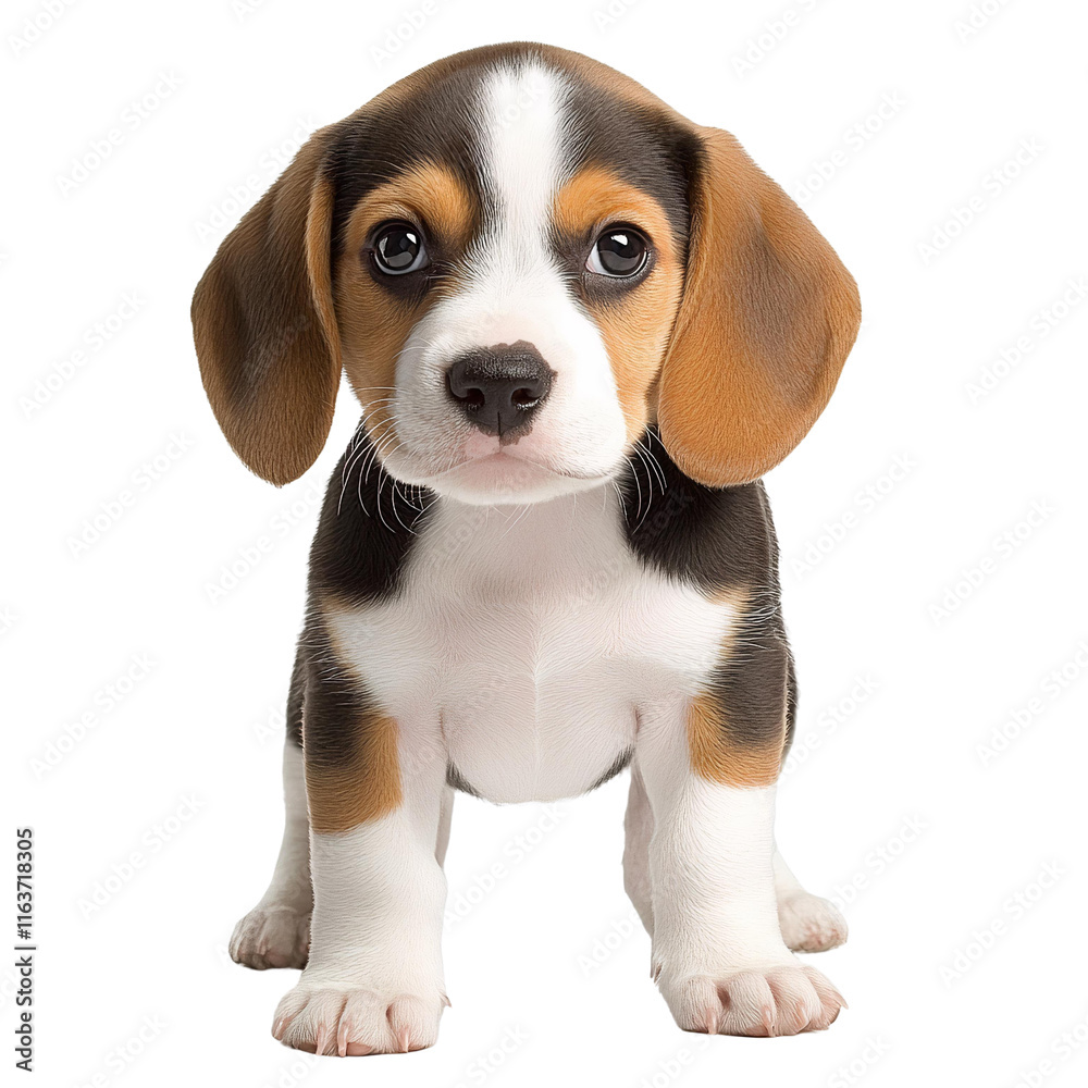 adorable beagle puppy on transparent background adorable beagle puppy on transparent background
