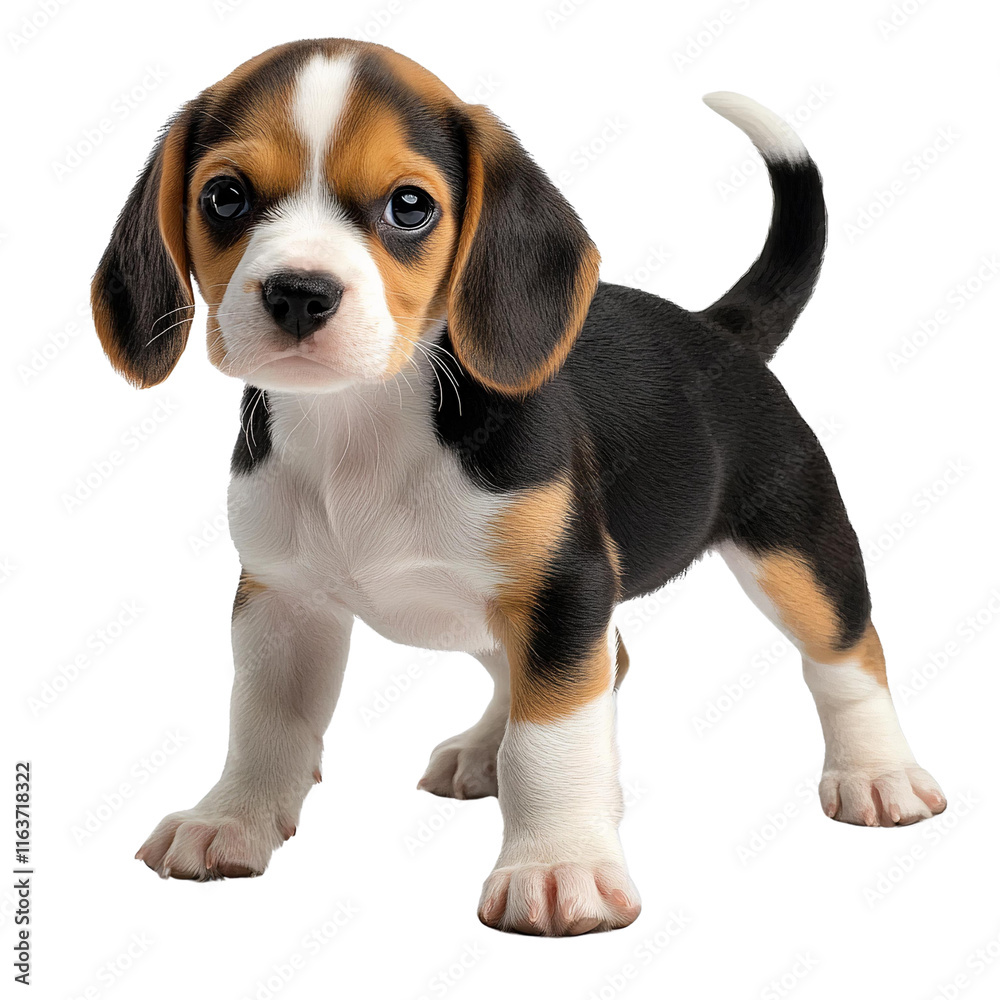 cute beagle puppy on transparent background cute beagle puppy on transparent background