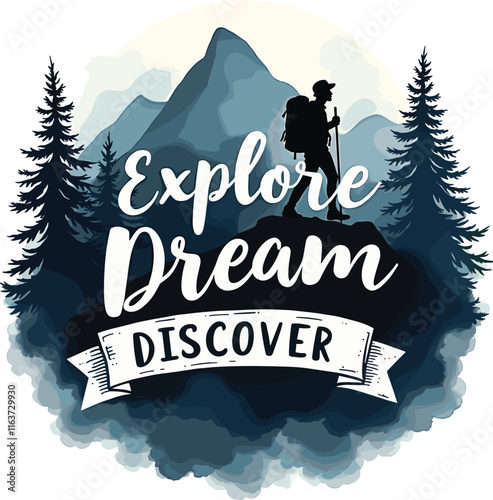 Adventure Hiking T-Shirt Design Bundle