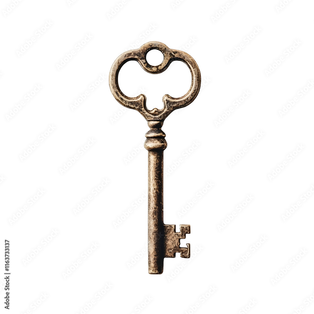 old rusty key on transparent background, door key old rusty key on transparent background, door key
