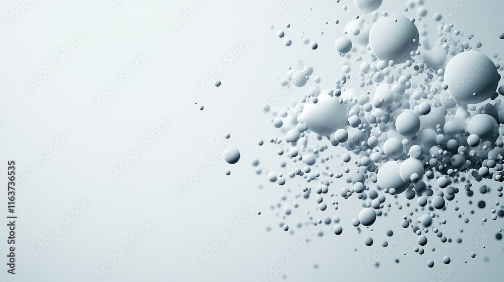Splatter abstract background concept. Abstract bubbles floating through a clean, minimalistic atmosphere. Splatter abstract background concept. Abstract bubbles floating through a clean, minimalistic atmosphere.