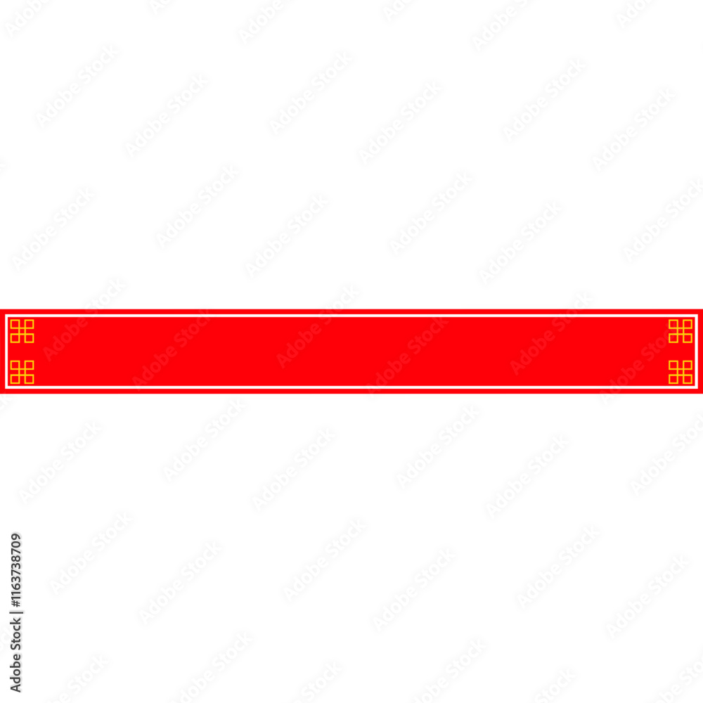 Chinese title border. Chinese new years frame. Red Chinese Style Title Box. Asian art line Chinese title border. Chinese new years frame. Red Chinese Style Title Box. Asian art line