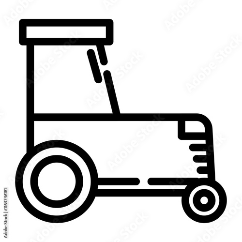 tractor cutline icon