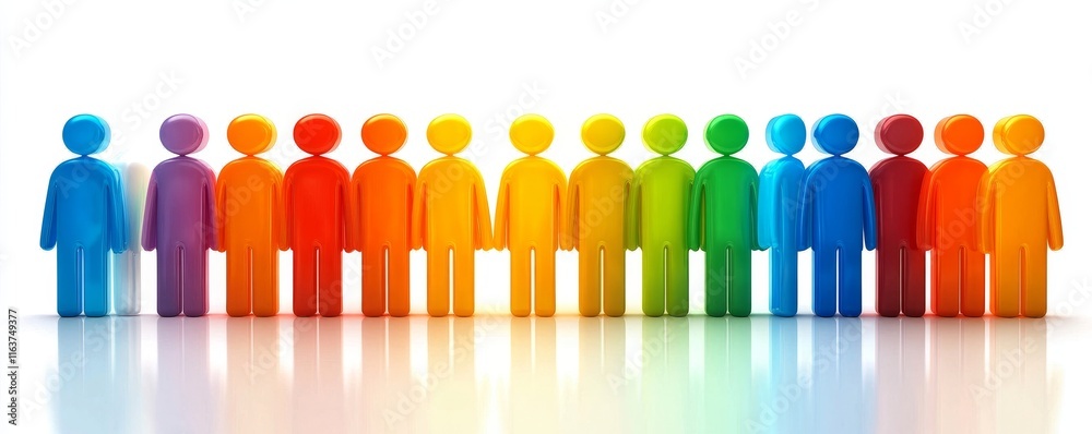 Obraz premium Community Team Spirit And Cohesion, Generative AI