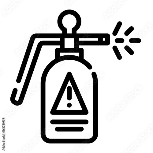 water spray cutline icon
