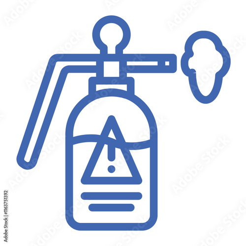 herbalicide spray color icon