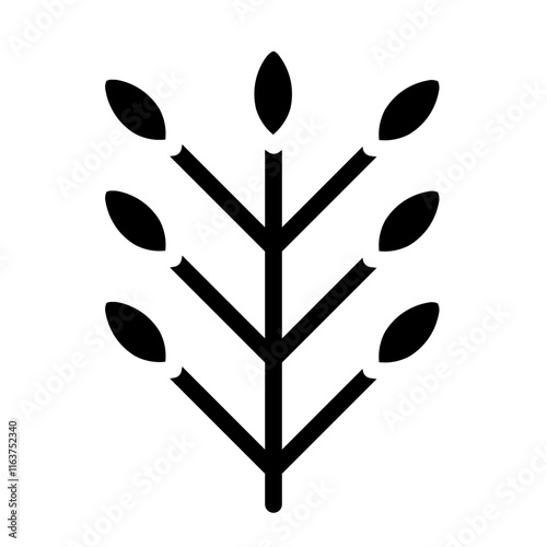 wheat solid icon