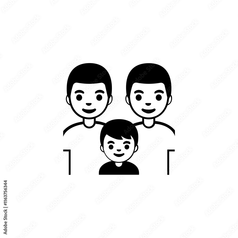 Nuclear Family Portrait