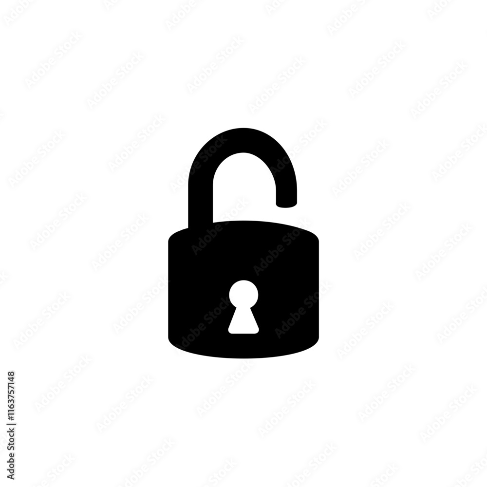 Unlocked Padlock Icon Unlocked Padlock Icon