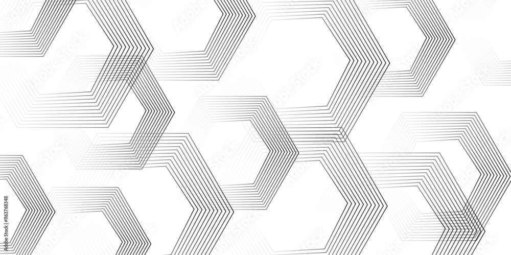 Modern Minimalist White Hexagon Pattern Background Clean Geometric Design.Abstract gray geometric modern hexagon background Neomorphs design. Modern Minimalist White Hexagon Pattern Background Clean Geometric Design.Abstract gray geometric modern hexagon background Neomorphs design.