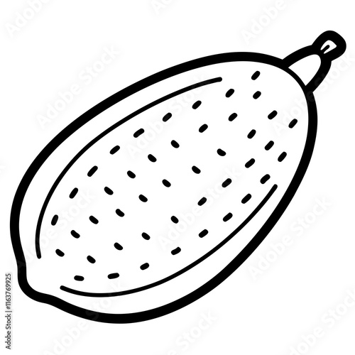 Finger Lime in Vector Style