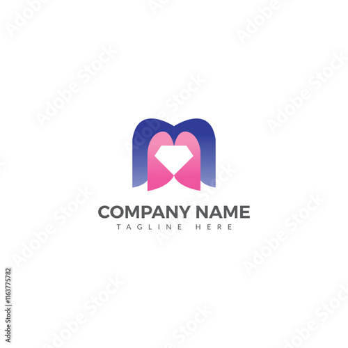 Dynamic M Letter mark Logo Concepts