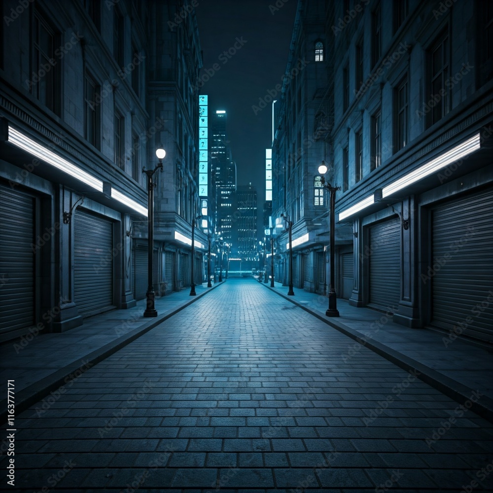 Fototapeta premium street in night