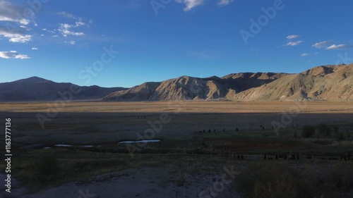 Landscape of hanle village in Ladakh India