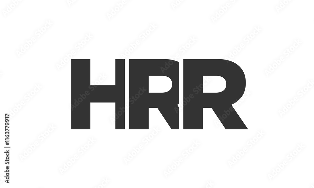 HRR logo design template with strong and modern bold text. Initial based vector logotype featuring simple and minimal typography. Trendy company identity. HRR logo design template with strong and modern bold text. Initial based vector logotype featuring simple and minimal typography. Trendy company identity.
