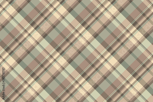 Professional textile seamless check, basic texture pattern tartan. Fibre background plaid vector fabric in pastel and light colors.