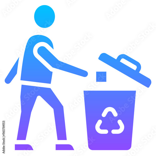 Throwing Trash Icon