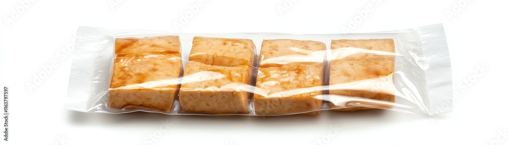 Sweet fudge candies in a clear wrapper, on a white isolate background. Sweet fudge candies in a clear wrapper, on a white isolate background.