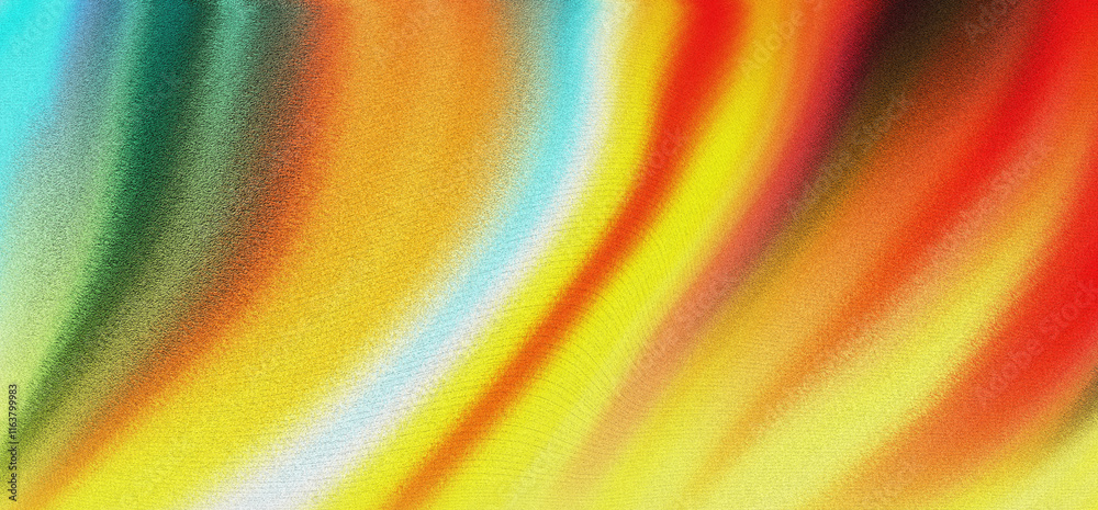 Obraz premium Radiant multicolor textures creating colorful bold wave aesthetics