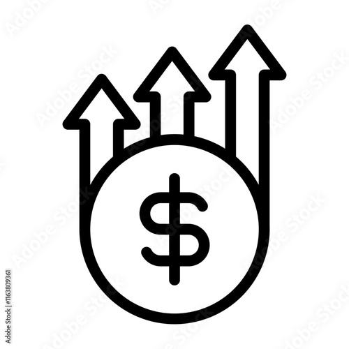 Growth Outline Icon