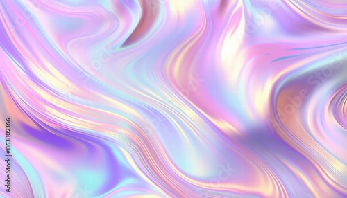 Wallpaper Mural Iridescent Seamless Trendy Background with Fluid Waves and Vibrant Colors for Creative Projects and Digital Designs Torontodigital.ca