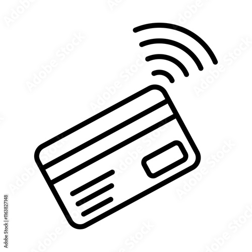 Card Reader line icon