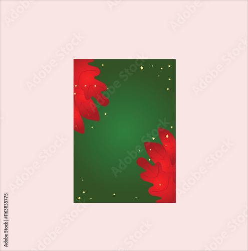 Background design red green for banner poster flyer card wallpaper Vector illustration