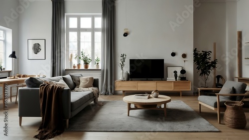 interior home design scandinavian modern style